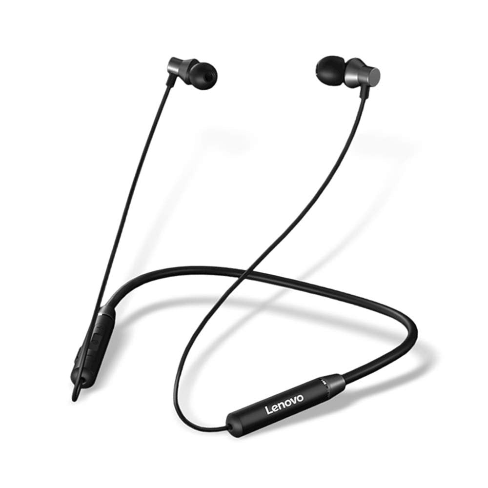 Shopcarts™ Lenovo HE05 Neckband 🎧 | Bluetooth 5.0 | 8H Playtime - Shopcarts