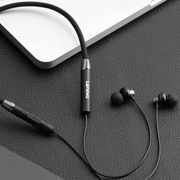 Shopcarts™ Lenovo HE05 Neckband 🎧 | Bluetooth 5.0 | 8H Playtime - Shopcarts